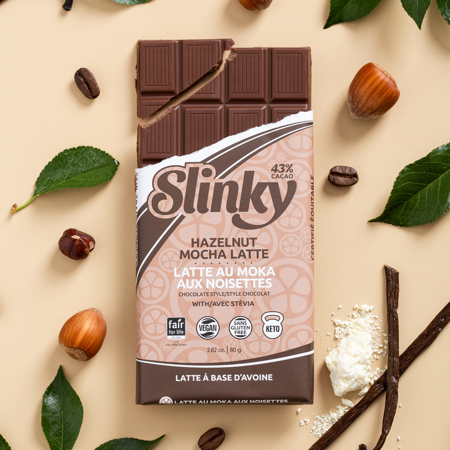 SLINKY Hazelnut Mocha Latte  (80gms)