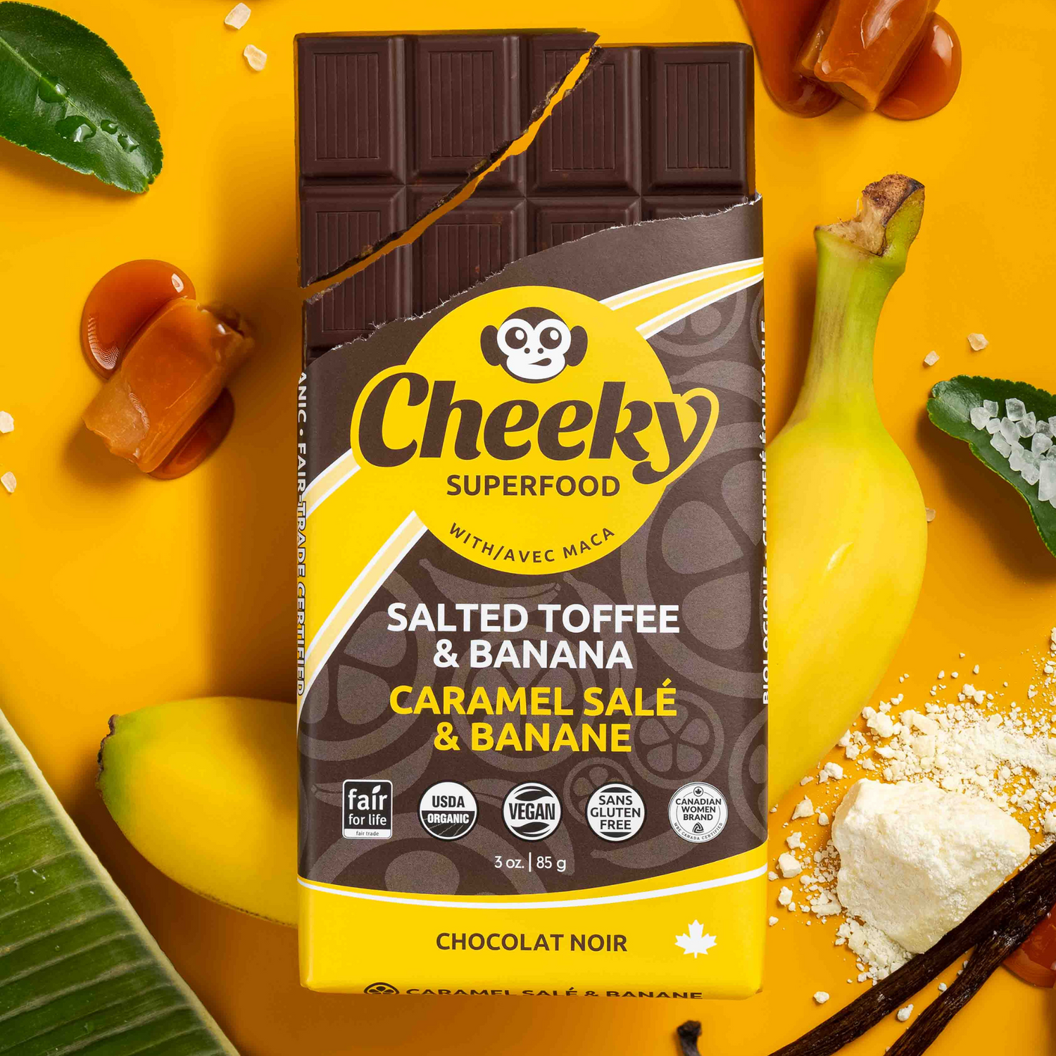 CHEEKY Salted Toffee & Banana (85gms)