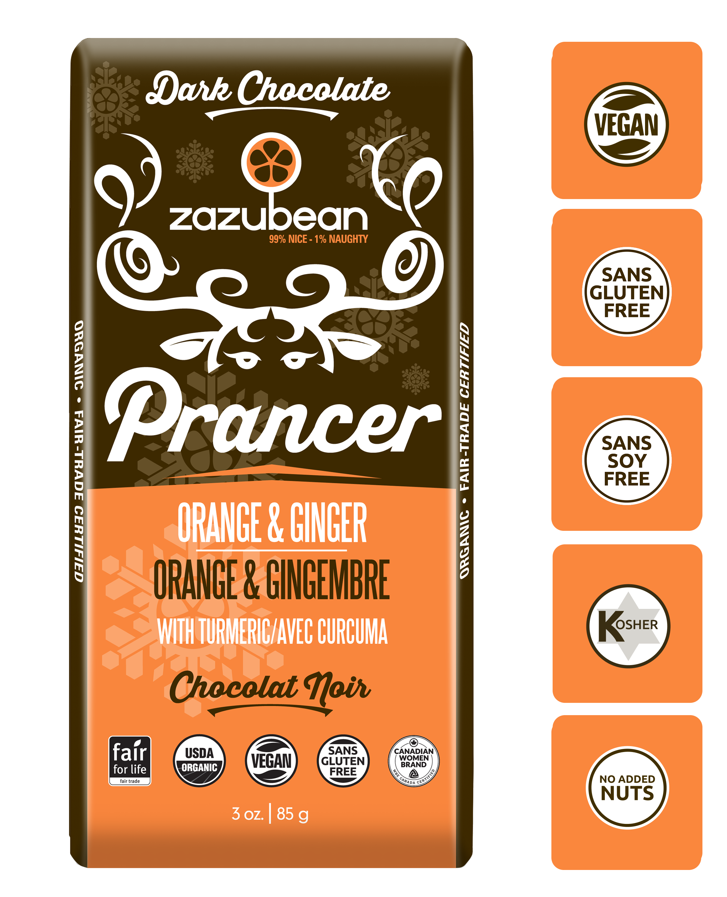 PRANCER Orange & Ginger (85gms)