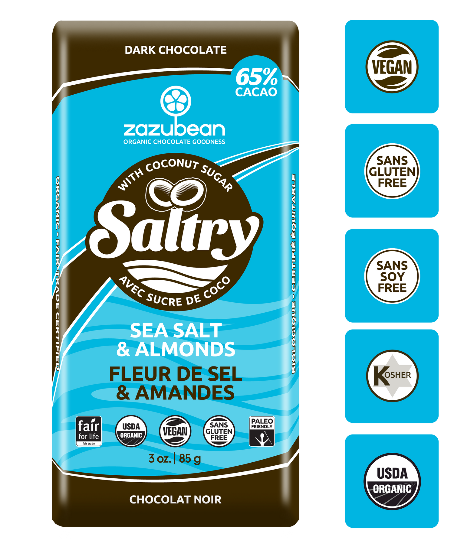 SALTRY Sea Salt & Almonds (85gms)