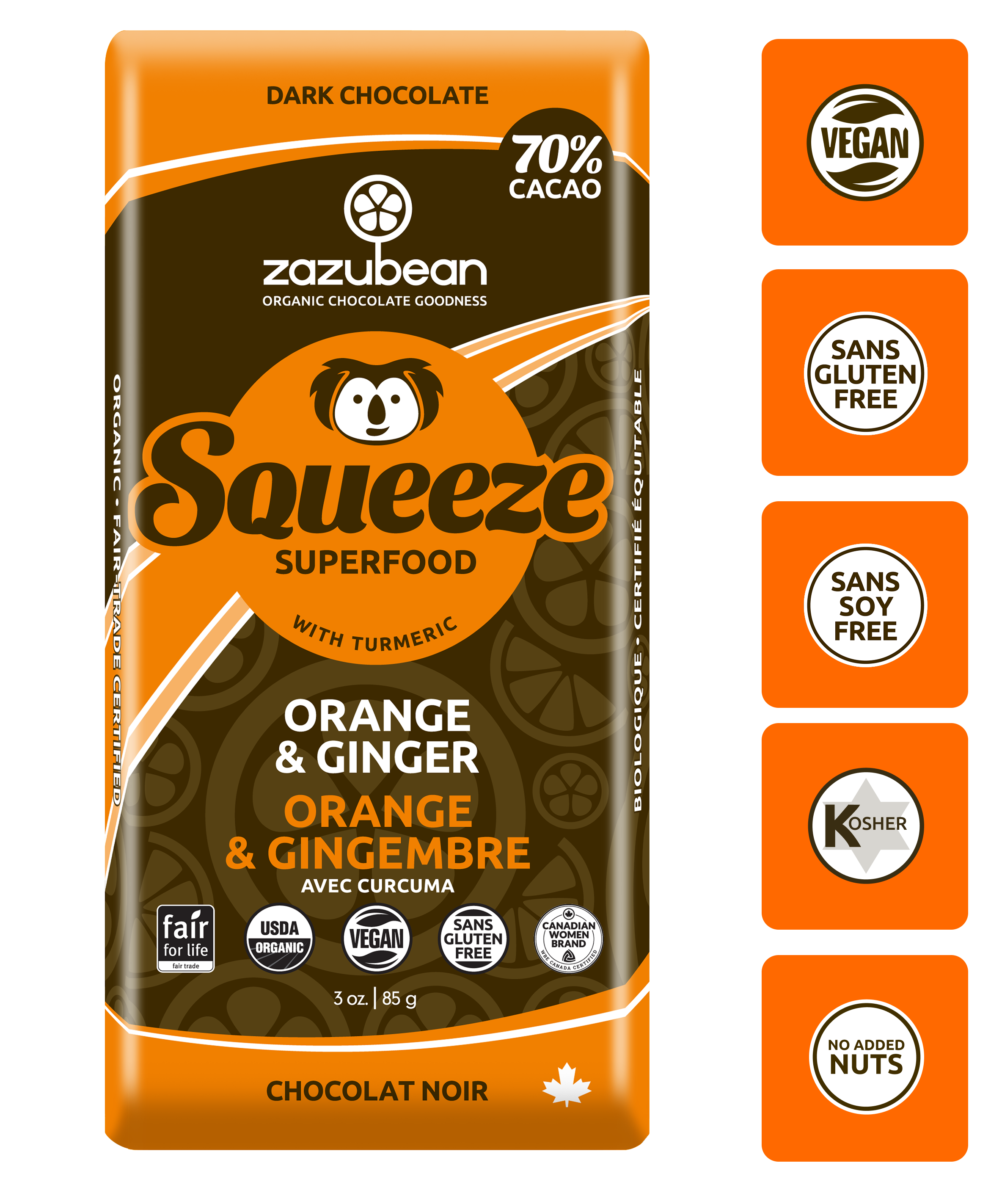 SQUEEZE - ORANGE AND GINGER (85gms)