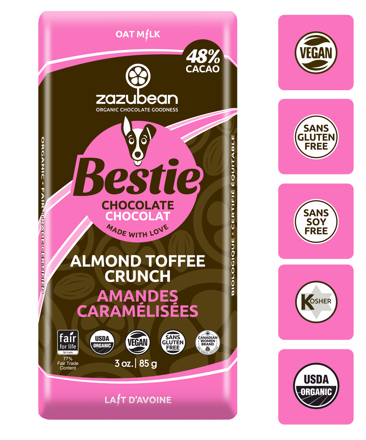 BESTIE Almond Toffee Crunch (85g)