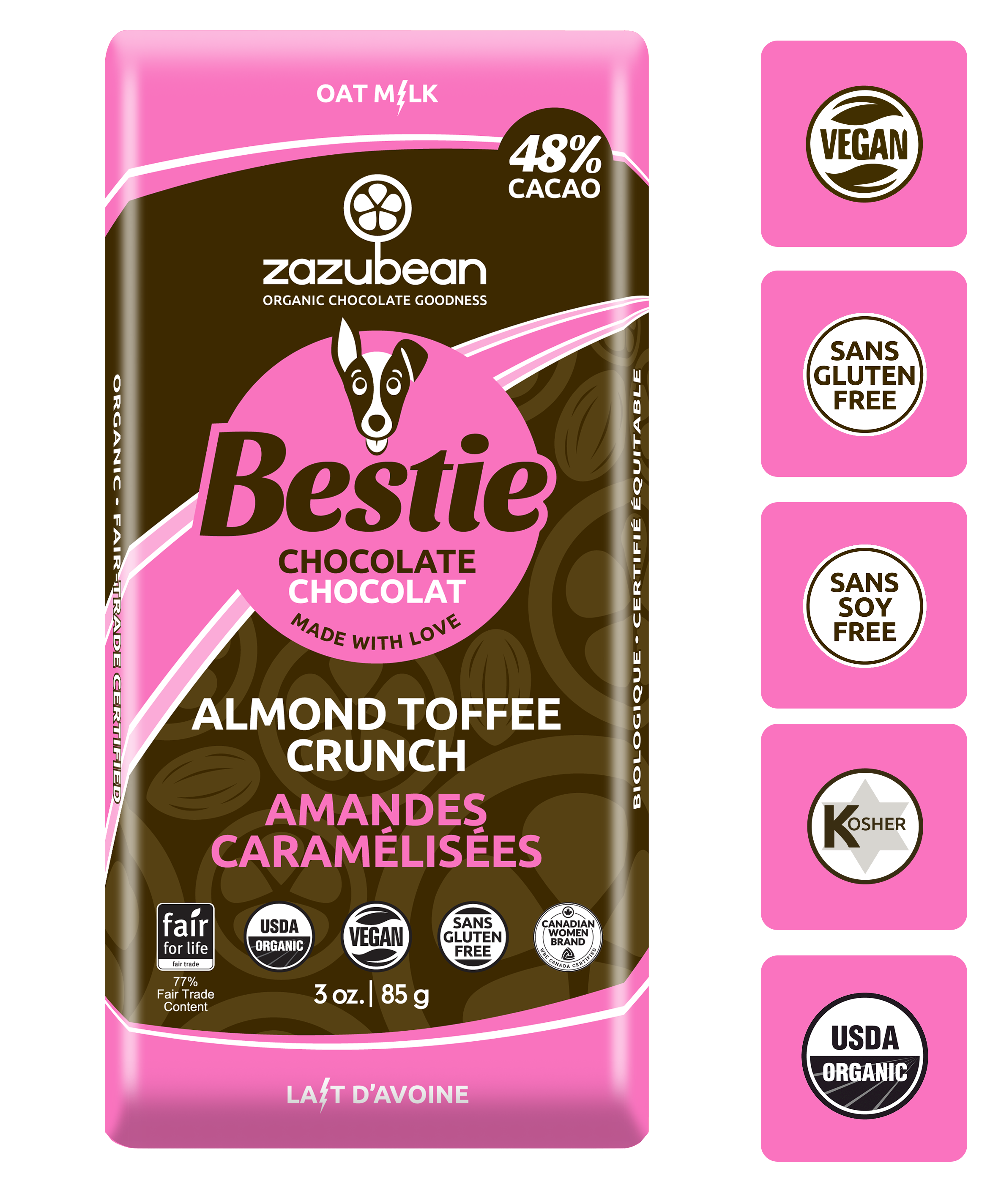 BESTIE Almond Toffee Crunch (85g)