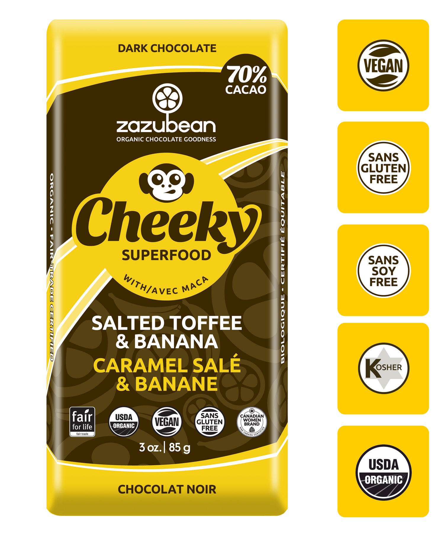 CHEEKY Salted Toffee & Banana (85gms)