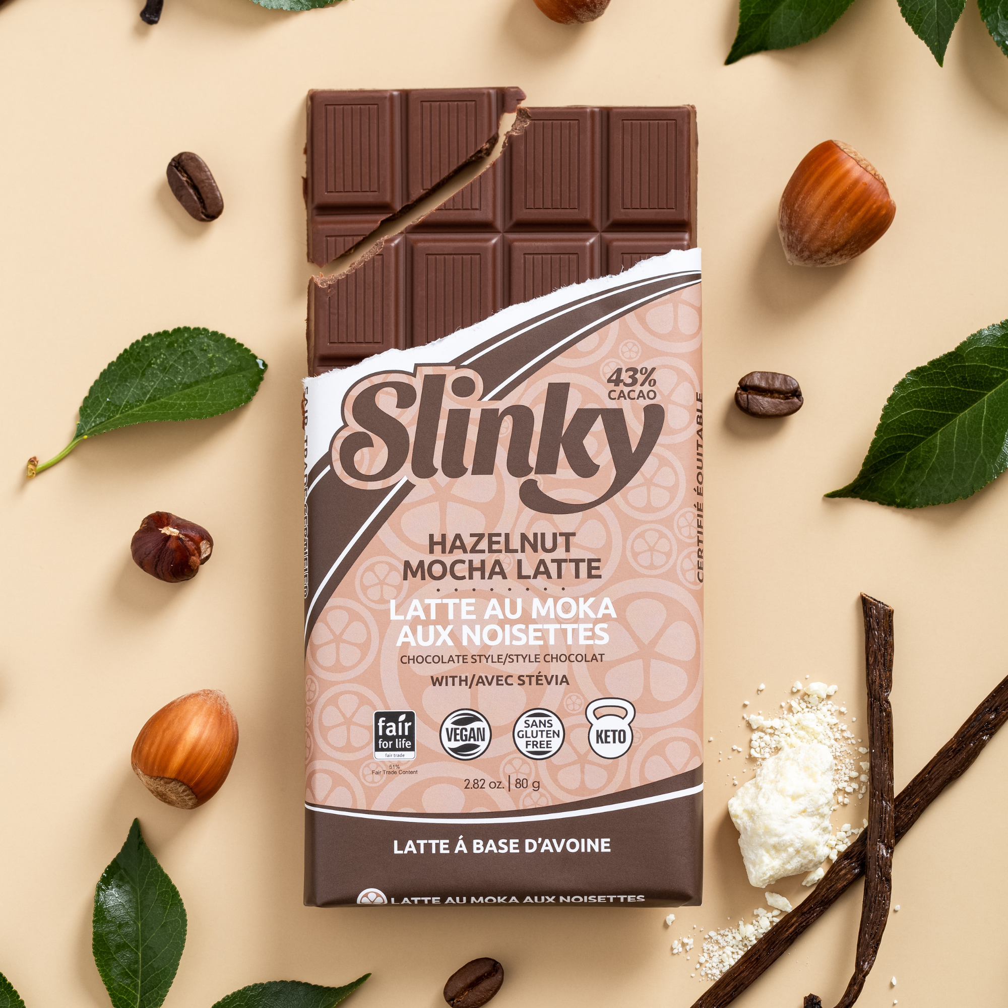 SLINKY Hazelnut Mocha Latte  (80gms)