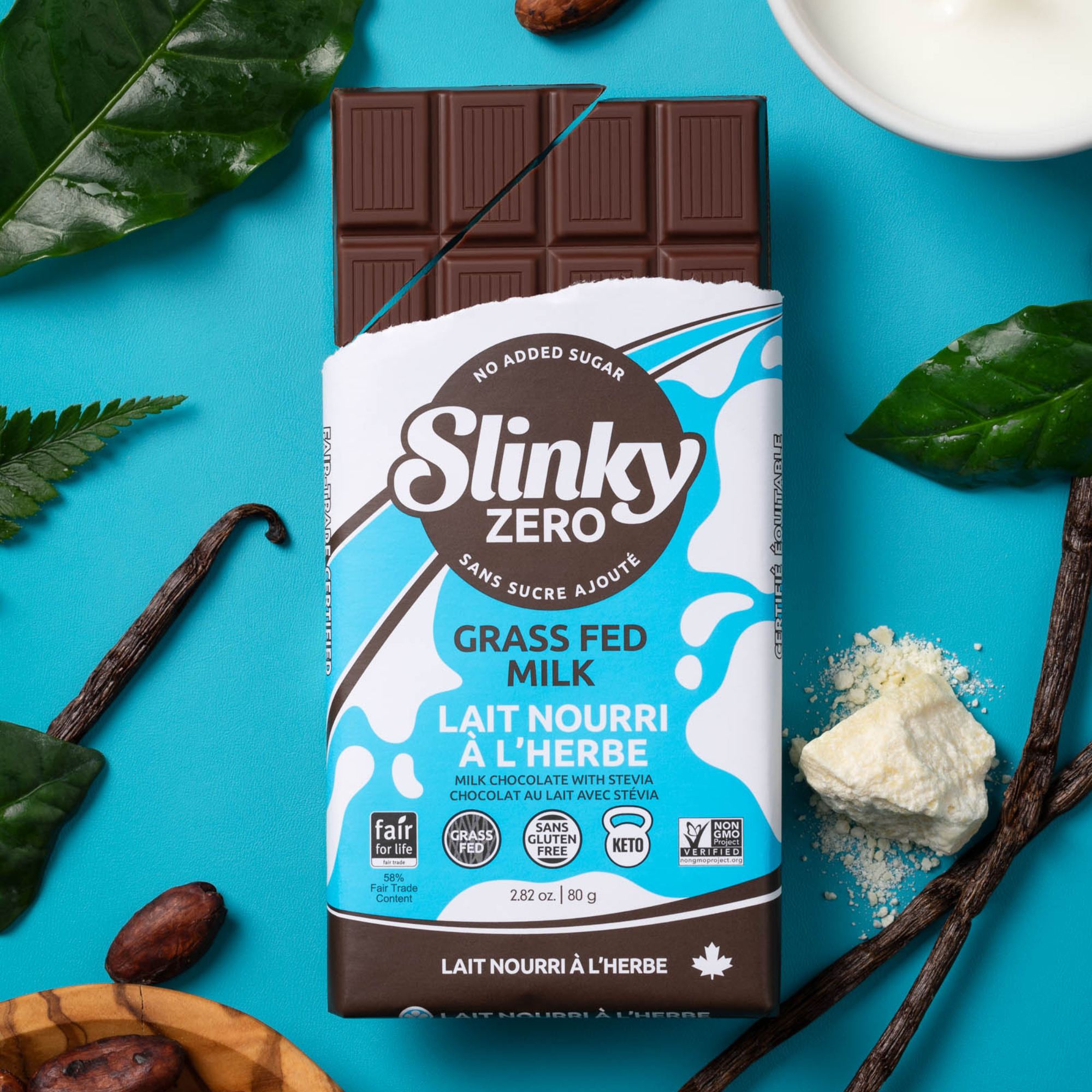 SLINKY Swiss Milk &amp; Hazelnut  (80gms)