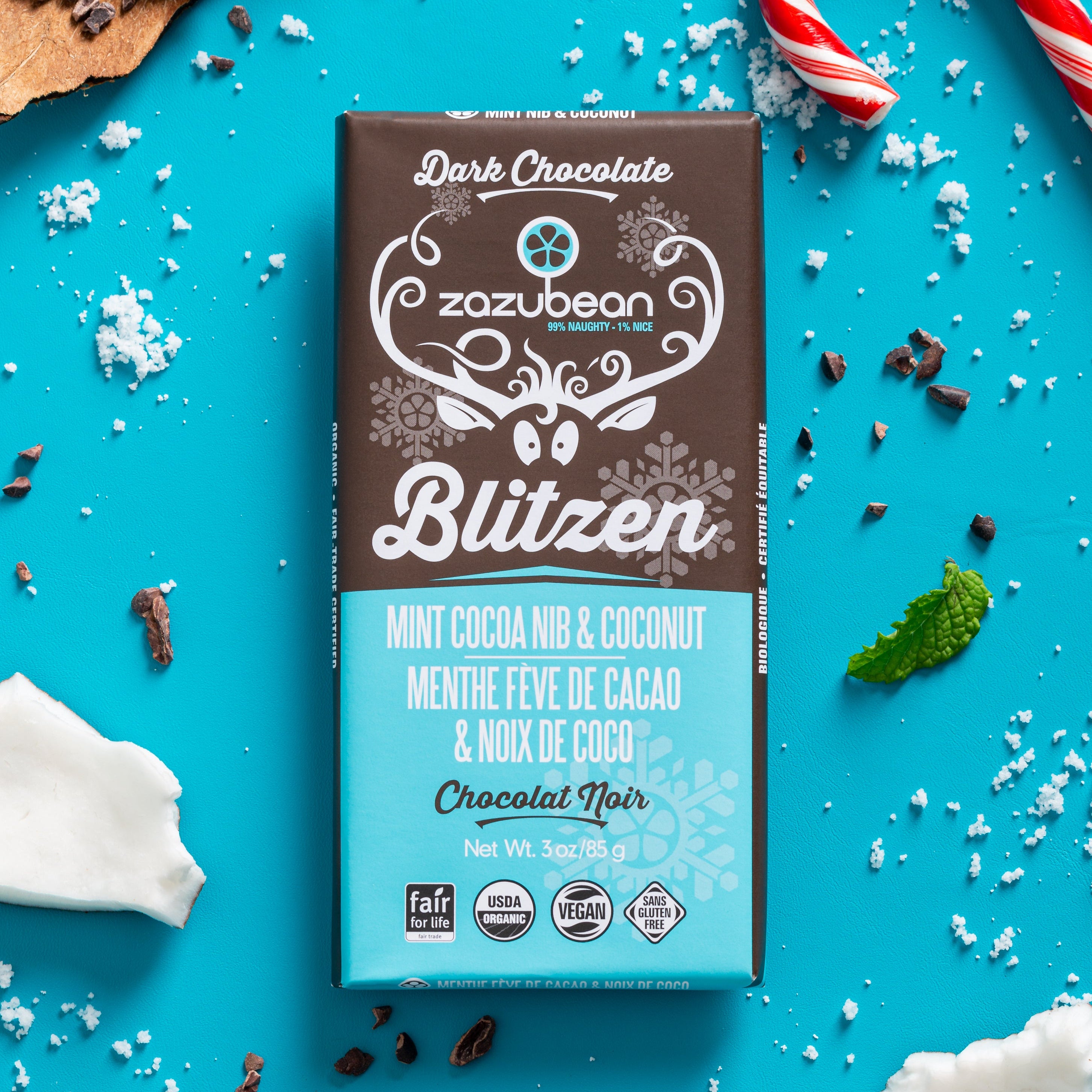 BLITZEN Mint Cocoa Nib &amp; Coconut (85gms)