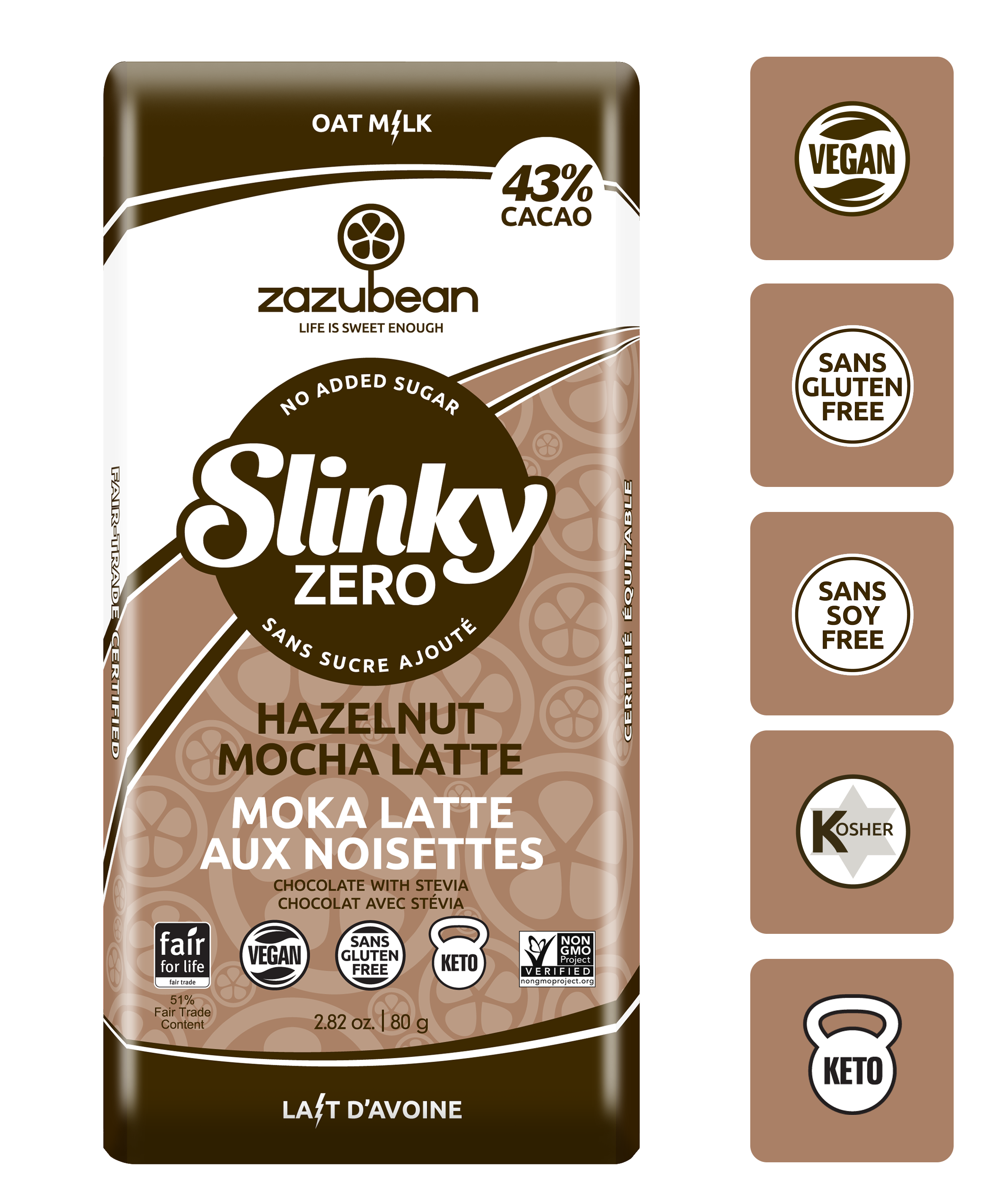 SLINKY Hazelnut Mocha Latte  (80gms)
