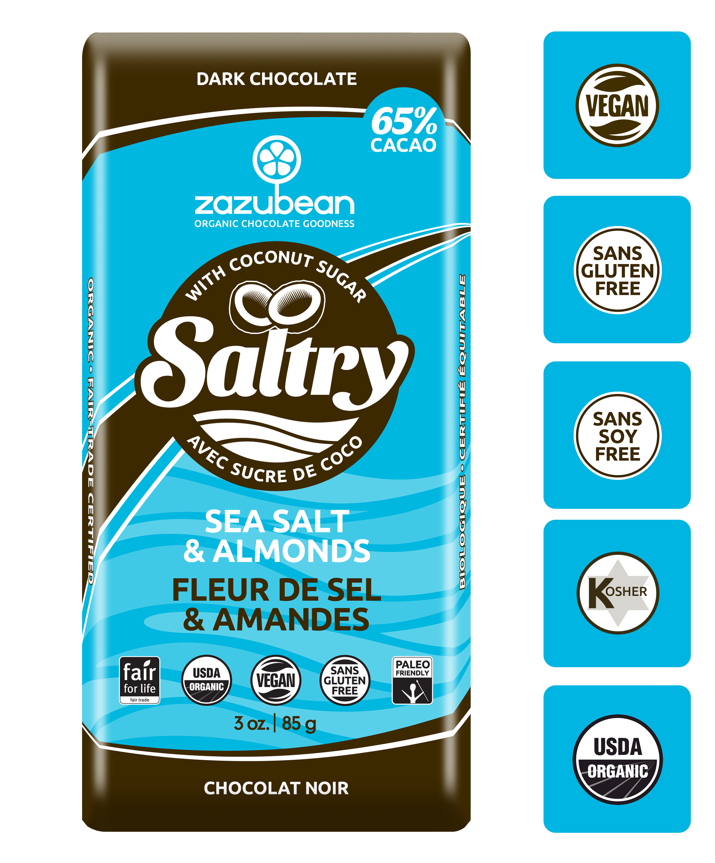 SALTRY Sea Salt &amp; Almonds (85gms)
