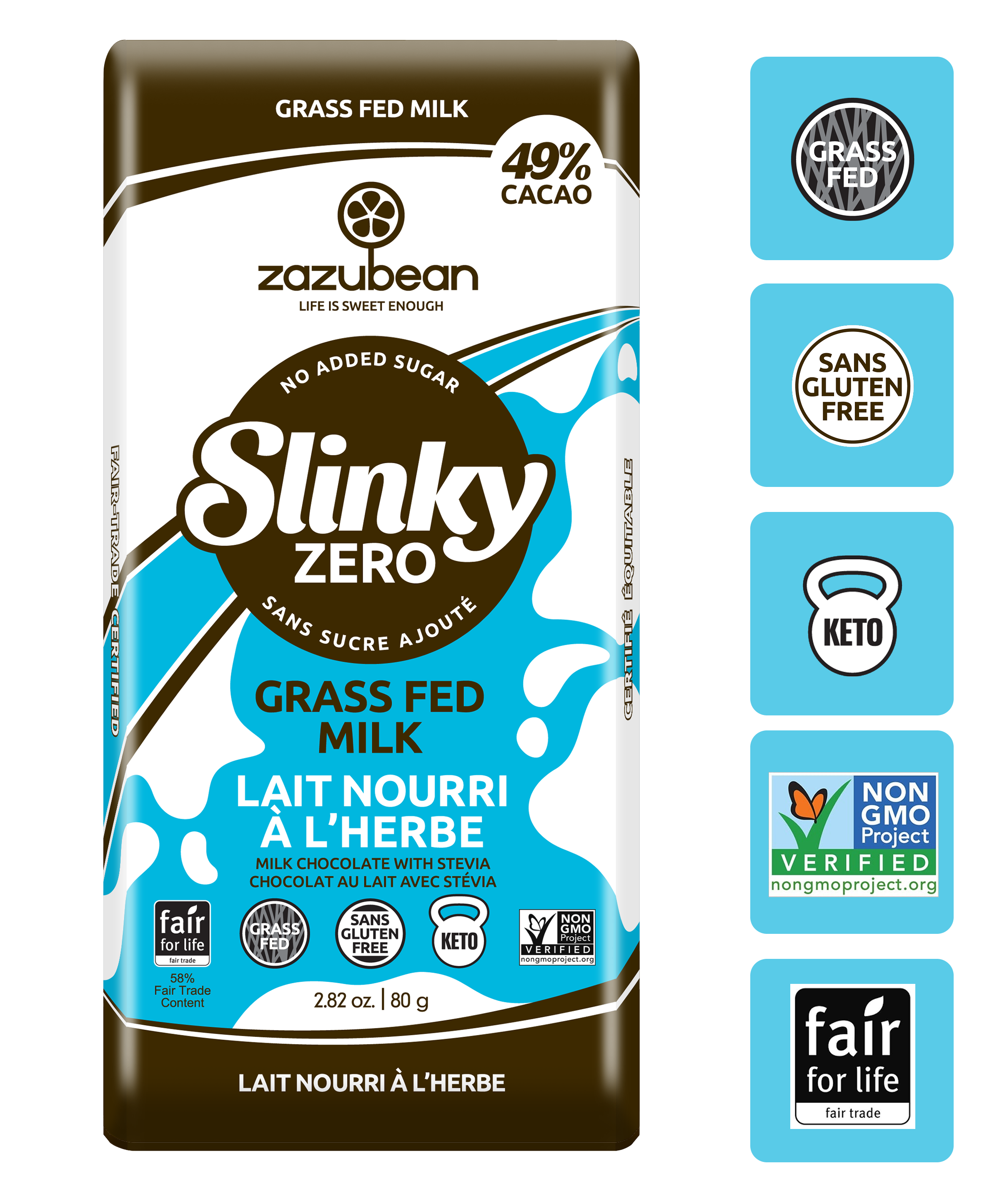 SLINKY Swiss Milk &amp; Hazelnut  (80gms)