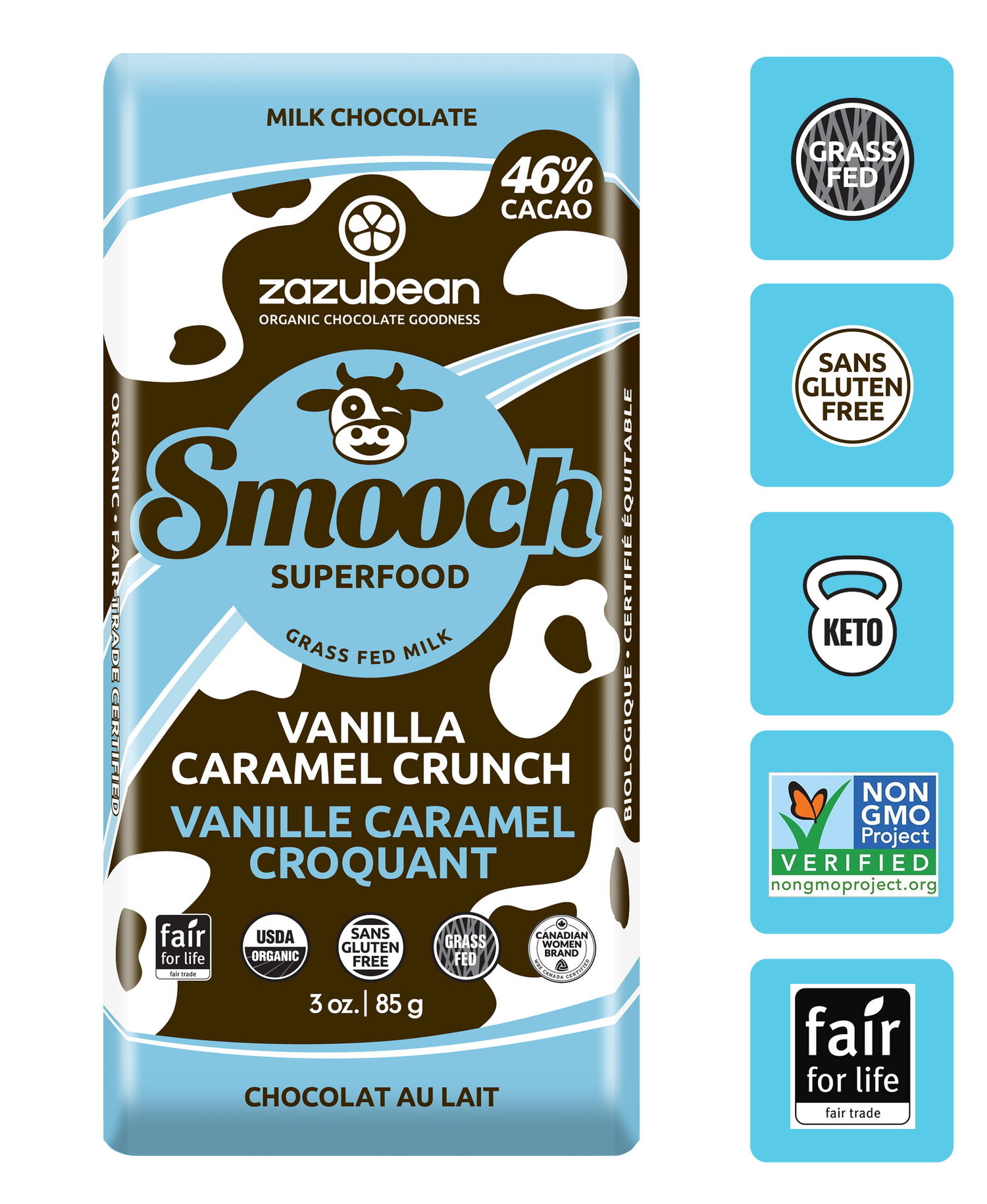 SMOOCH Vanilla Caramel Crunch  (85gms)