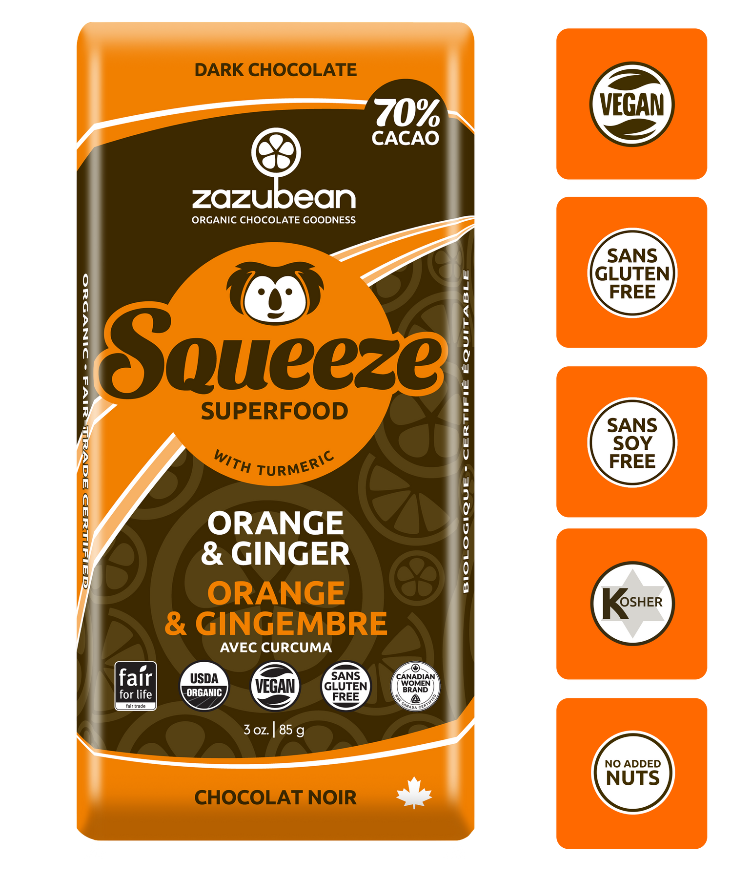 SQUEEZE - ORANGE AND GINGER (85gms)