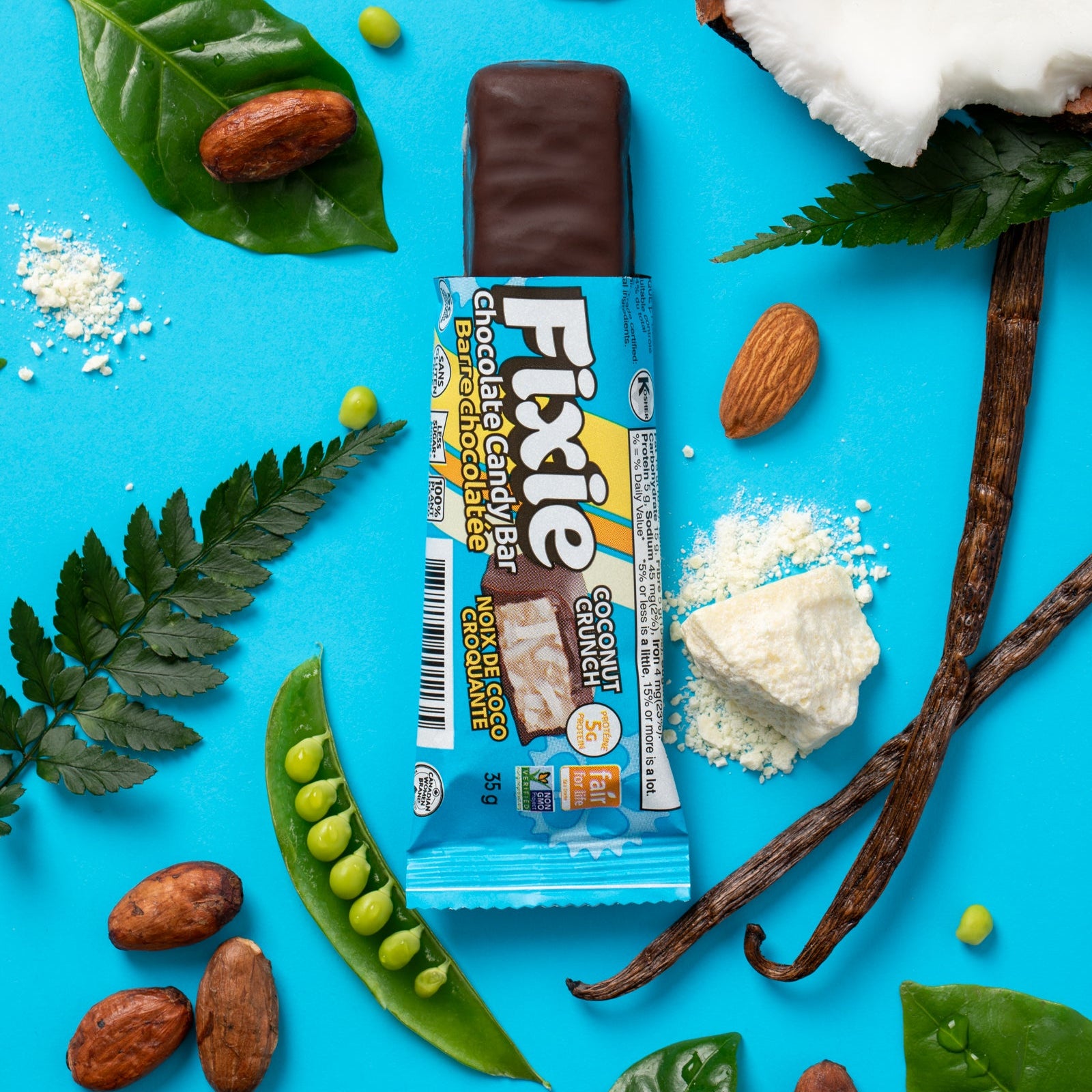 Fixie - Coconut Crunch (35g) – Zazubean Chocolate