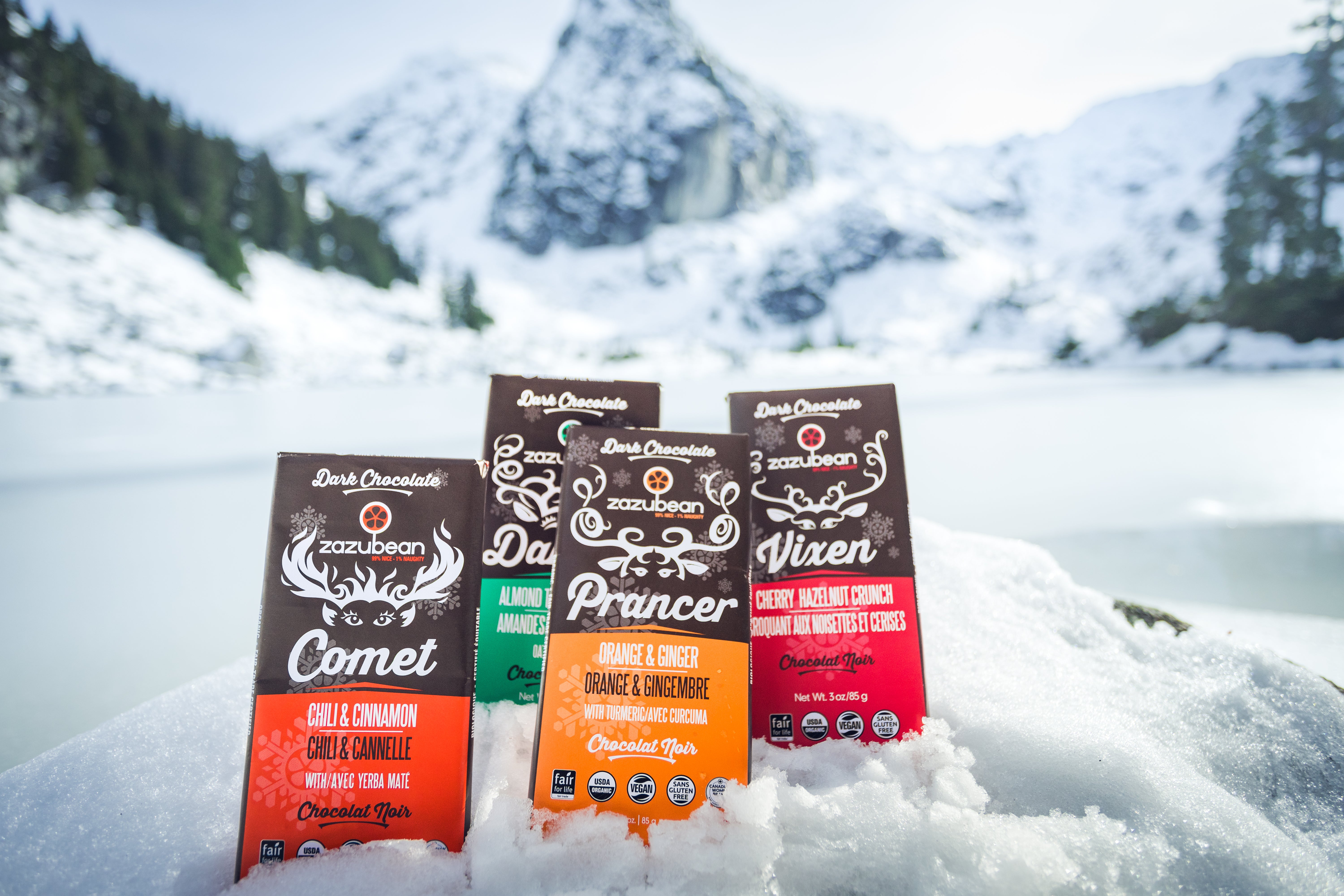 Holiday Variety Pack – Zazubean Organic Chocolates